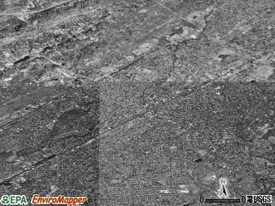 Zip code 07060 satellite photo by USGS
