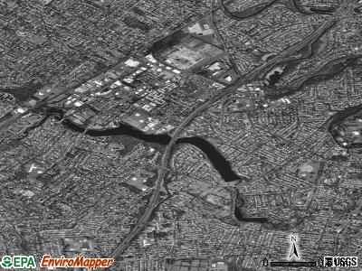 Zip code 07066 satellite photo by USGS