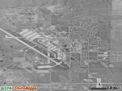 Zip code 57706 satellite photo by USGS