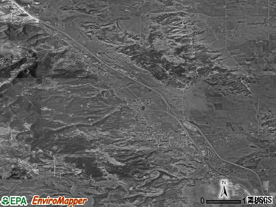 Zip code 57718 satellite photo by USGS