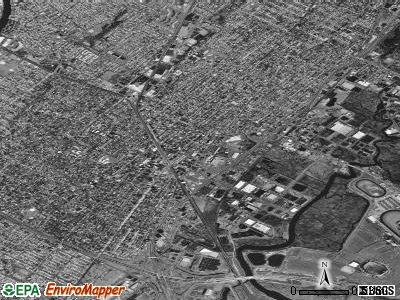 Zip code 07073 satellite photo by USGS