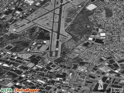 Zip code 07074 satellite photo by USGS