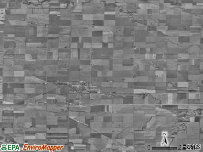 Zip code 58012 satellite photo by USGS