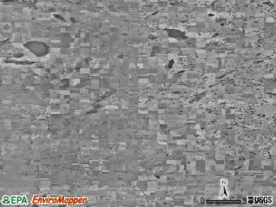 Zip code 58017 satellite photo by USGS