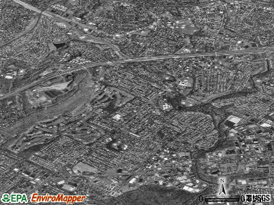 Zip code 07081 satellite photo by USGS