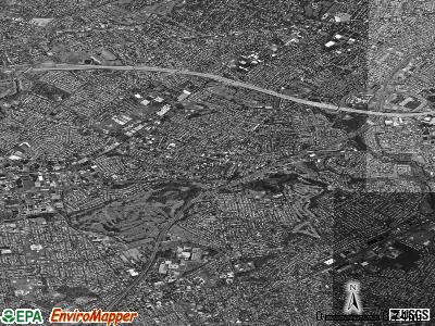 Zip code 07083 satellite photo by USGS