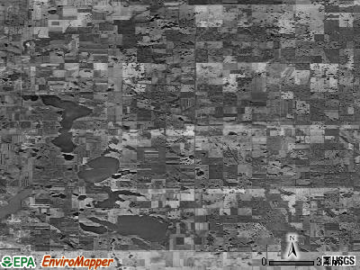 Zip code 58310 satellite photo by USGS