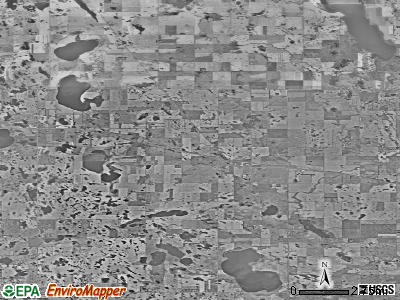 Zip code 58386 satellite photo by USGS
