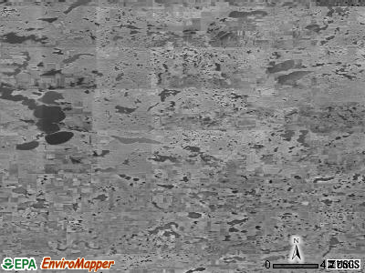 Zip code 58413 satellite photo by USGS