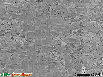 Zip code 58416 satellite photo by USGS