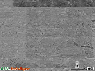 Zip code 58421 satellite photo by USGS