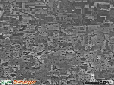 Zip code 58430 satellite photo by USGS