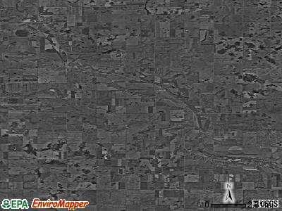 Zip code 58431 satellite photo by USGS