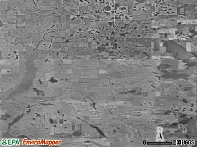 Zip code 58455 satellite photo by USGS
