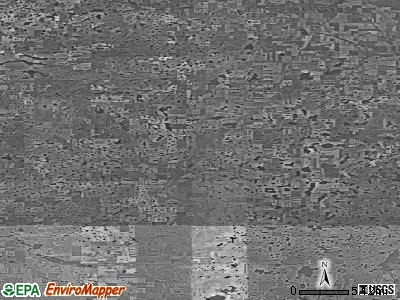 Zip code 58463 satellite photo by USGS