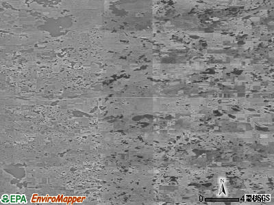 Zip code 58467 satellite photo by USGS