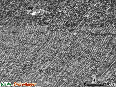 Zip code 07106 satellite photo by USGS