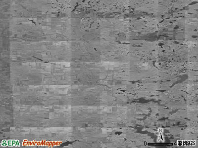 Zip code 58495 satellite photo by USGS