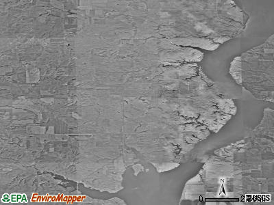 Zip code 58528 satellite photo by USGS