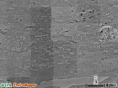 Zip code 58532 satellite photo by USGS