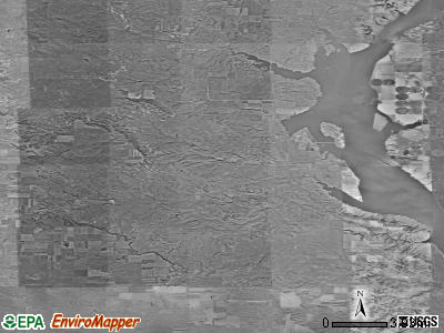 Zip code 58538 satellite photo by USGS