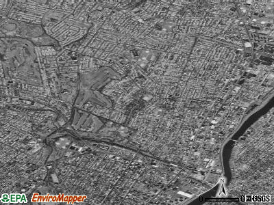 Zip code 07109 satellite photo by USGS