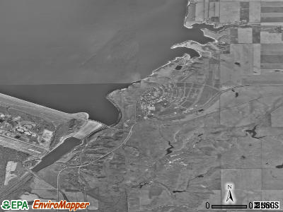 Zip code 58565 satellite photo by USGS