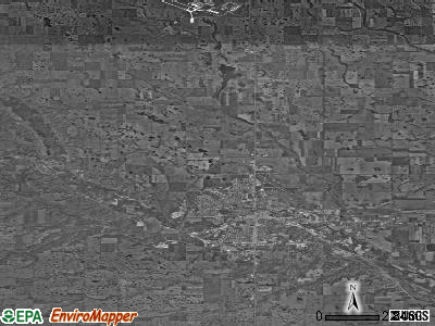 Zip code 58655 satellite photo by USGS