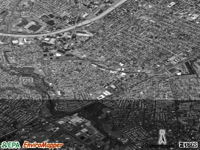 Zip code 07205 satellite photo by USGS