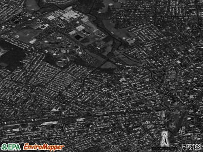 Zip code 07208 satellite photo by USGS