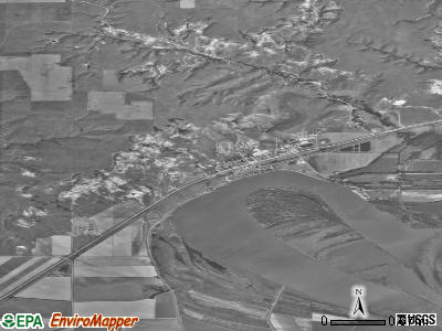 Zip code 58853 satellite photo by USGS