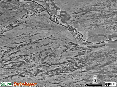 Zip code 59033 satellite photo by USGS
