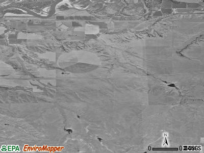 Zip code 59076 satellite photo by USGS