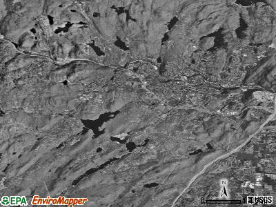 Zip code 07405 satellite photo by USGS