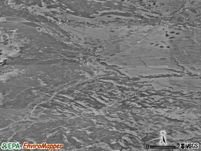 Zip code 59434 satellite photo by USGS