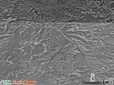 Zip code 59463 satellite photo by USGS