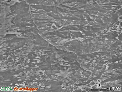 Zip code 59465 satellite photo by USGS