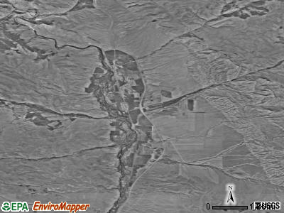 Zip code 59743 satellite photo by USGS