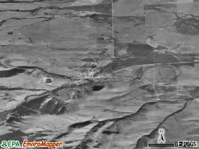 Zip code 59747 satellite photo by USGS