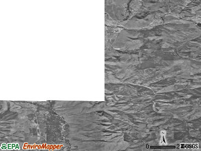 Zip code 59803 satellite photo by USGS
