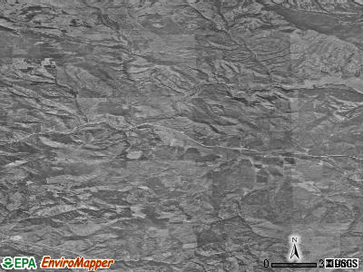 Zip code 59823 satellite photo by USGS