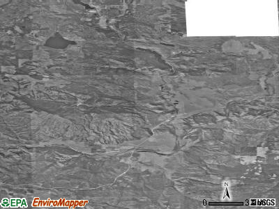 Zip code 59836 satellite photo by USGS