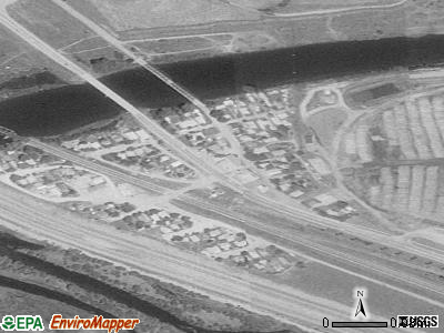 Zip code 59851 satellite photo by USGS