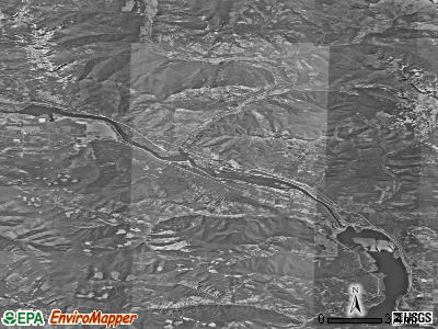 Zip code 59853 satellite photo by USGS
