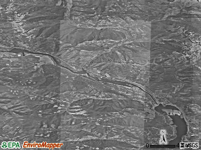 Zip code 59854 satellite photo by USGS