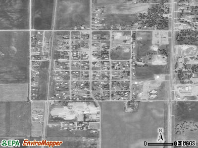 Zip code 59855 satellite photo by USGS