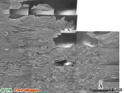 Zip code 59860 satellite photo by USGS