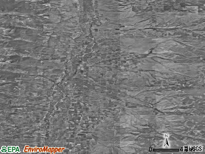 Zip code 59870 satellite photo by USGS