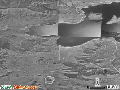 Zip code 59910 satellite photo by USGS