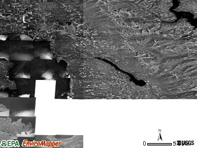 Zip code 59911 satellite photo by USGS